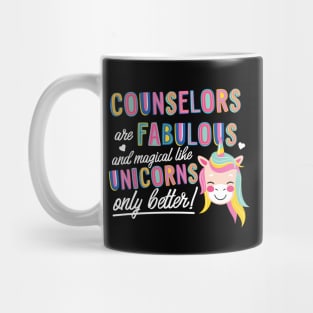 Counselors are like Unicorns Gift Idea Mug